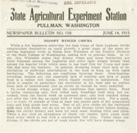 Droopy Winged Chicks