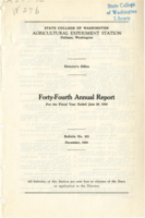 Forty-Fourth Annual Report for the Fiscal Year Ended June 30, 1934