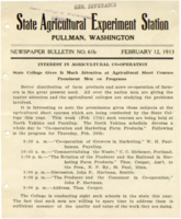 Interest In Agricultural Co-Operation