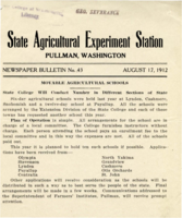 Movable Agricultural Schools