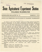 Fruits Recommended For Planting In Western Washington