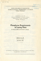 Phosphorus Requirements of Laying Hens