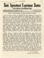 Apple Pollination In The Spokane Valley