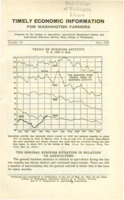 Timely Economic Information for Washington Farmers Number 18, 1933 May: Trend of Business Activity U.S. 1929 to date