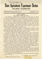 Pear Blight (Fire Blight of Apple and Pear)