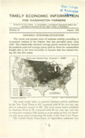 Timely Economic Information for Farmers, Number 25, 1936 August: General Business Situation
