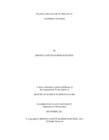 Plastic Mulch Use in Specialty Cropping Systems