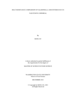 HEAT RESISTANCE COMPARISON OF SALMONELLA AND ENTEROCOCCUS FAECIUM IN CORNMEAL