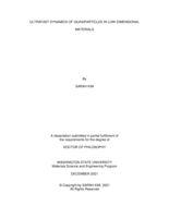 ULTRAFAST DYNAMICS OF QUASIPARTICLES IN LOW-DIMENSIONAL  MATERIALS