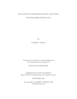 Multi-Source Unsupervised Domain Adaptation for Time-Series Sensor Data