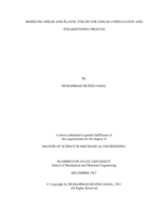 MODELING SHEAR AND PLASTIC STRAIN FOR LINEAR CORRUGATION AND STRAIGHTENING PROCESS