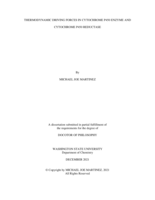 THERMODYNAMIC DRIVING FORCES IN  CYTOCHROME P450 ENZYME AND  CYTOCHROME P450 REDUCTASE