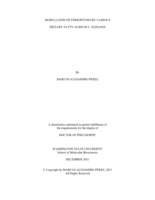 Modulation of ferroptosis by various dietary fatty acids in C. elegans