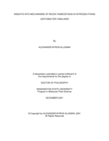 INSIGHTS INTO MECHANISMS OF REDOX HOMEOSTASIS IN NITROGEN-FIXING AZOTOBACTER VINELANDII