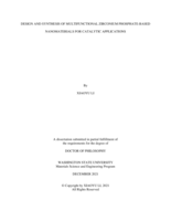 DESIGN AND SYNTHESIS OF MULTIFUNCTIONAL ZIRCONIUM PHOSPHATE-BASED NANOMATERIALS FOR CATALYTIC APPLICATIONS