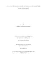APPLICATION OF EMERGING SENSORY METHODOLOGIES TO CHARACTERIZE READY-TO-EAT-MEALS