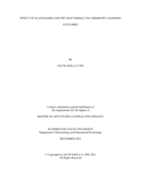 EFFECT OF SCAFFOLDED CONCEPT MAP FORMAT ON CHEMISTRY LEARNING OUTCOMES
