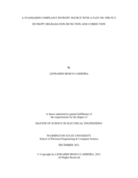 A STANDARDS COMPLIANT ENTROPY SOURCE WITH A FAST ON-THE-FLY ENTROPY DEGRADATION DETECTION AND CORRECTION