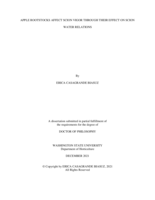 APPLE ROOTSTOCKS AFFECT SCION VIGOR THROUGH THEIR EFFECT ON SCION WATER RELATIONS