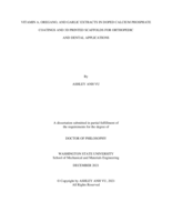 VITAMIN A, OREGANO, AND GARLIC EXTRACTS IN DOPED CALCIUM PHOSPHATE COATINGS AND 3D PRINTED SCAFFOLDS FOR ORTHOPEDIC AND DENTAL APPLICATIONS