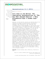 9/11 Goes to the Movies: The Mythological Reverberations of the 'Day that Changed America'