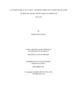 "A Citizen Same As You And I": Japanese American Student Relocation to Moscow, Idaho and Pullman, Washington, 1942-1945