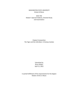 Original Composition: The Tiger and the Little Bear, A Fantasy Cantata