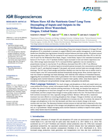 Where Have All the Nutrients Gone? Long-Term Decoupling of Inputs and Outputs in the Willamette River Watershed, Oregon, United States
