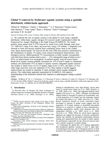 Global N removal by freshwater aquatic systems using a spatially distributed, within‐basin approach