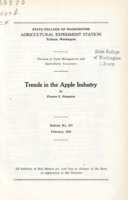 Trends in the Apple Industry