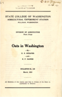 Oats in Washington