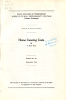 Home Canning Costs