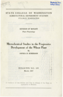 Microchemical Studies in the Progressive Development of the Wheat Plant