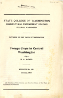 Forage Crops in Central Washington