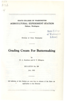 Grading Cream for Buttermaking
