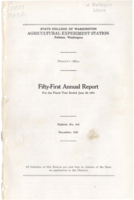 Director's Office: Fifty-First Annual Report for the Fiscal Year Ended, June 30, 1941