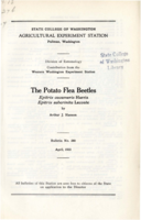 The Potato Flea Beetles (Epitrix cucumeris Harris, Epitrix subcrinita Leconte)