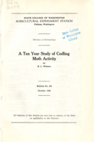 A Ten Year Study of Codling Moth Activity