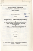 Irrigation of Orchards by Sprinkling