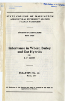 Inheritance in Wheat, Barley, and Oat Hybrids