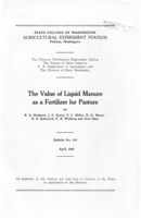 The Value of Liquid Manure as a Fertilizer for Pasture