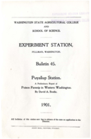 A Preliminary Report of Poison Parsnip in Western Washington