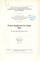 Protein Supplements for Laying Hens