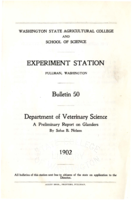 A Preliminary Report on Glanders