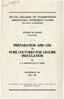 Preparation and Use of Pure Cultures for Legume Inoculation