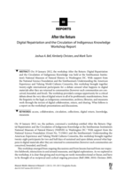 After the Return: Digital Repatriation and the Circulation of Indigenous Knowledge
