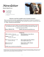 Garfield County Extension Newsletter, March-April 2022