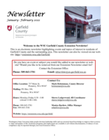 Garfield County Extension Newsletter, January-February 2022