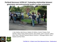 Portland-Vancouver ULTRA-Ex: Evaluating Relationships Between Governance and Environmental Quality in Urban Ecosystems