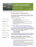 Grounded Newsletter, March 2022